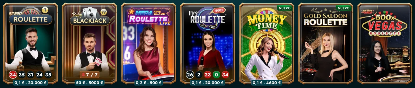 Casino en vivo con crupieres reales en tiempo real en MyEmpire Casino